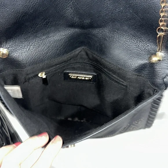 Bam Forever Black Purse With Good Chain and Black Tassel - Picture 6 of 10